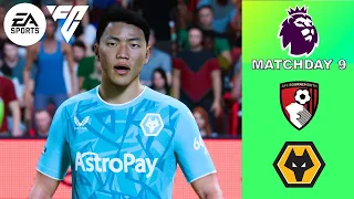 EA Sports FC 24 - AFC Bournemouth Vs. Wolves - Premier League 23/24 Matchday 9 | Full Match
