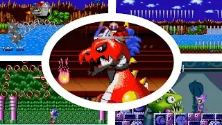 17 original bosses in Sonic Hacks!