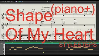 Shape Of My Heart Sting (piano-plus)