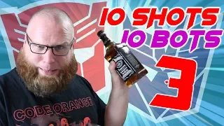 10 Shots, 10 Bots: Threevenge! Transformers toy review challenge!