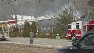 Crews respond to Gorham Road fire in Scarborough