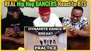 REAL Hip Hop DANCERS React to BTS 2020 MMA 'Dynamite' DANCE BREAK Practice!!