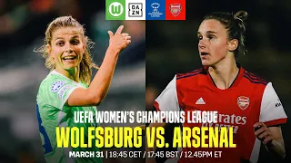 Wolfsburg vs. Arsenal | UEFA Women’s Champions League Quarter-final Second Leg Full Match