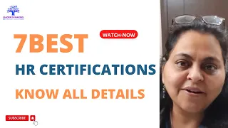 Fast Track Your HR Career : Best Professional Long Term Certifications for Undergrads & Postgrads