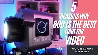 5 reasons why the Amaran 60d by Aputure is a must have light | I wouldn't buy 60x | lighting review