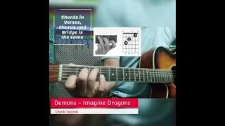 Demons-Imagine Dragons (AcousticCover+ Easy Tutorial)