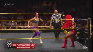 Peyton Royce  Spinning Heel Kick on Eva Marie