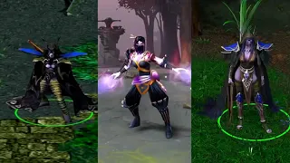 Evolution of DOTA - HERO COMPARISON: DotA Allstars, Dota 2, WC3 Reforged DotA