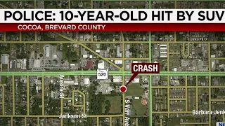 Boy flown to hospital after getting hit by SUV in Cocoa, police say