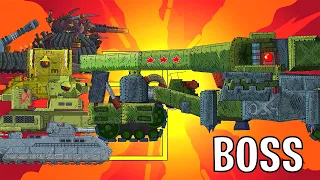 Mega Tanks Vs Mega Dora BOSS - Cartoons about Tanks