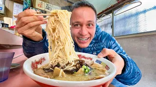 Japanese Food!! $6 ALL YOU CAN EAT 🍜 Udon + Ramen in Fukuoka!!