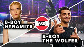 B-Boy Hynamite vs. B-Boy The Wolfer | Red Bull BC One Cypher Austria 2021
