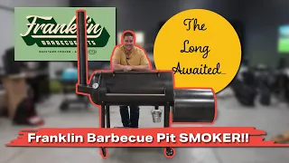 Check out this Franklin Barbecue Pit SMOKER ( Is This The Biggest Wood Fire Grill We Have Now?!?)