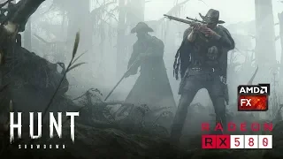 HUNT: SHOWDOWN ON RX 580 + AMD FX 8300