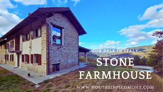 Stone Farmhouse For Sale in Italy - Amazing Place in the Langhe Hills