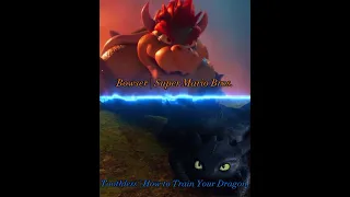 Bowser (Movie) vs Toothless