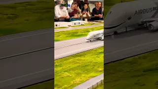 Miniature Airbus Beluga TakeOff 🛫 #miniature #miniaturwunderland #planespotting #aviation