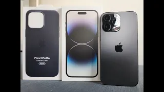 iPhone 14 Pro Max Unboxing & First Impressions | Space Black | 256GB