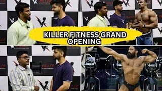 Killer gym opening vlog biggest gym in Chennai 😲