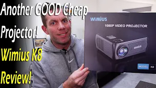 Another GOOD Cheap Projector For Big Screen Sim Racing Gaming - Wimius K8 Review