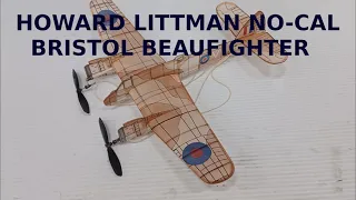 Rubber Powered Free Flight No Cal Bristol Beaufighter