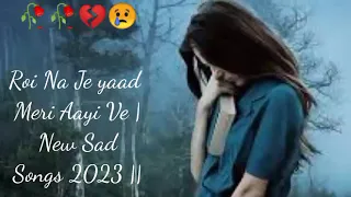 🥀🥀💔 Roi Na Je yaad Meri Aayi Ve | NewSad Songs Hindi 2023 | Hindi SadSong | Sad Songs | New Sad Song