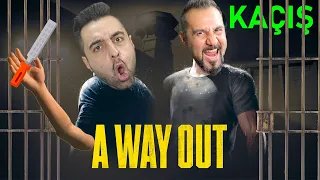 HAPİSHANEYE DÜŞTÜK! KAVGA ÇIKTI! | ÜMİDİYLE PS5 A WAY OUT OYNUYORUZ #1