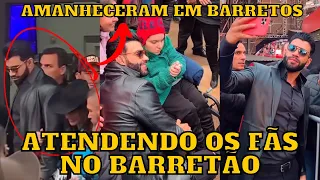 Gusttavo Lima e Andressa Suita atendendo MULTIDÃO de FÃS com muita SIMPATIA após SHOW em Barretos