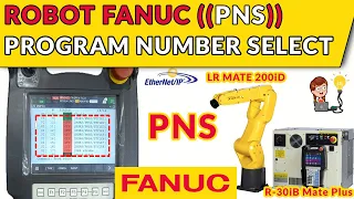 🔵✅FANUC ROBOT - SELECT and START PROGRAM FROM A PLC