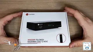 Prezentacja niedrogiego dekodera DVB-T2 HEVC H.265 techbite model EV-1424