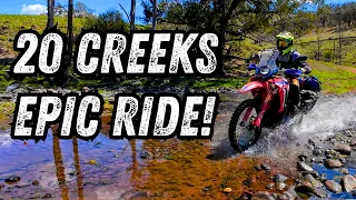 Nundle 20 Creek Crossings on the Honda Africa Twin Adventure Sports