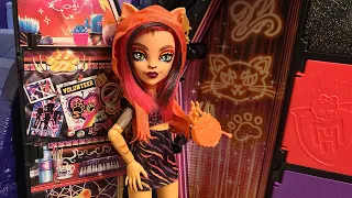MONSTER HIGH SKULLTIMATE SECRETS NEON FRIGHTS TORALEI DOLL REVIEW AND UNBOXING