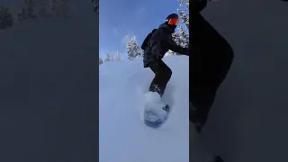 Фрирайд спуск на сноуборде 2021