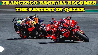 FRANCESCO BAGNAIA BECOMES THE FASTEST IN QATAR ‼️ MOTOGP QATAR TEST 2024 #motogp