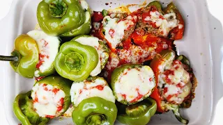 Thanksgiving Cheesy Stuffed Peppers | Delicious Recipes