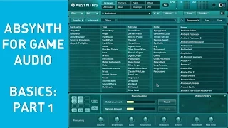 Absynth for Game Audio - Basics Part 1 - The Mutator
