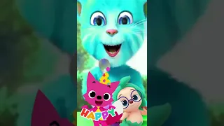 funny cat colour | talking tom ginger2 gameplay