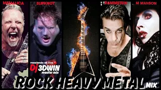 Rock Heavy Metal Mix HD l RAMMSTEIN, METALLICA, SLIPKNOT, MARILYN MANSON, extended rmx