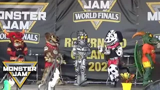 Mascot Air Guitar Challenge │ Monster Jam World Finals XX (20) | Monster Jam