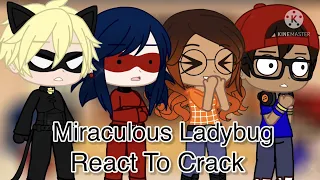 MLB React To Crack | Ladybug Reveal | Gacha Club