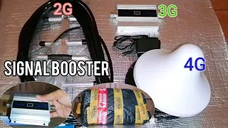 Unboxing & Review Of Signal Booster From Shopee | 2G/3G/4G Repeater