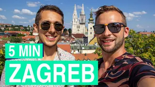 Zagreb in 5 Minuten ✌️😀 beliebte Sehenswürdigkeiten in Zagreb (Kroatien)