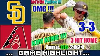 Padres vs. Diamondbacks FULL GAME HIGHLIGHTS (06/06/24) | MLB Season 2024