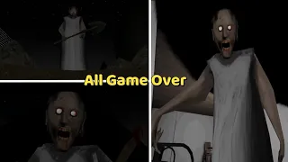 Granny Nightmare Chains New Update All Game Over Scenes