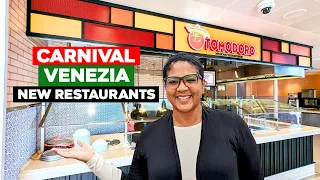 Carnival Venezia New Restaurants Review | Specialty & Complimentary