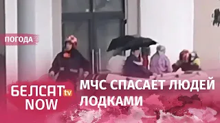 Небывалый ливень затопил Гомель