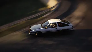 Sliding 11k RPM's AE86 on Usui