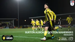 21/22 HIGHLIGHTS | Burton Albion 3-1 Bolton Wanderers