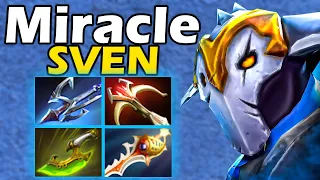 Миракл на Свене не оставляет шансов! - Miracle Sven 7.35 DOTA 2