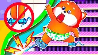 Magic Escalator Song 😱😨 | + More Funny Kids Songs And Nursery Rhymes  by Lucky Zee Zee